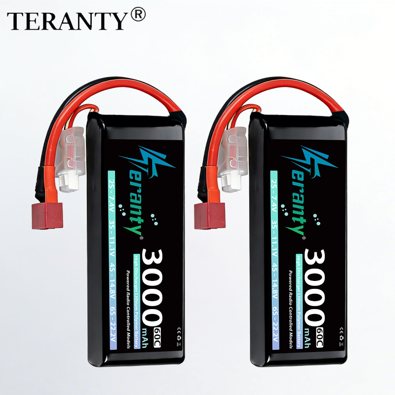TERANTY 2S 3000mAh Lipo Batter - Drone Battery Connector recensie en prijs