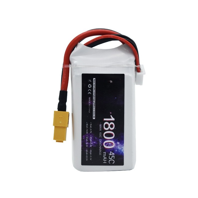 1800mAh 3S 11.1V 45C LiPo Batt - Drone Battery 3S recensie en prijs