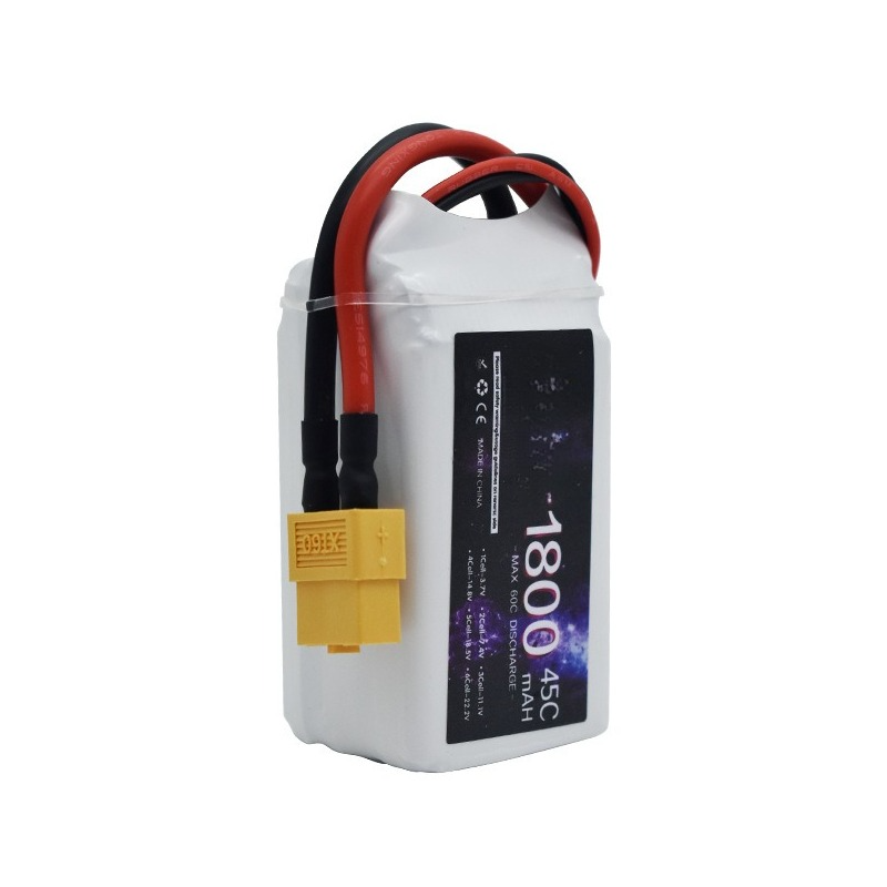 1800mAh 3S 11.1V 45C LiPo Batt - Drone Battery 3S recensie en prijs