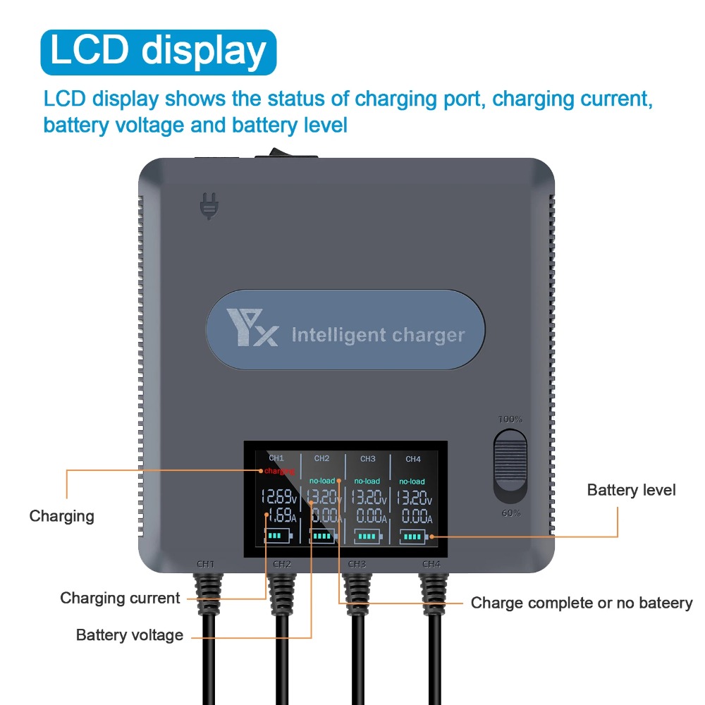6-in-1 digitale display batter - Drone Battery Smart recensie en prijs