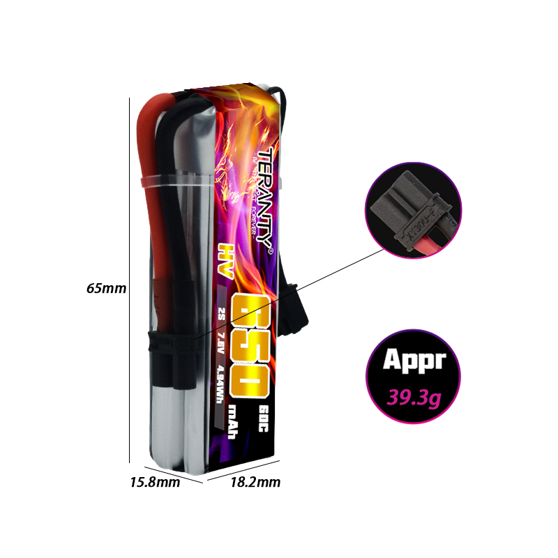 2/4/6/10 STUKS TERANTY 650mAh  - Drone Battery Plate recensie en prijs