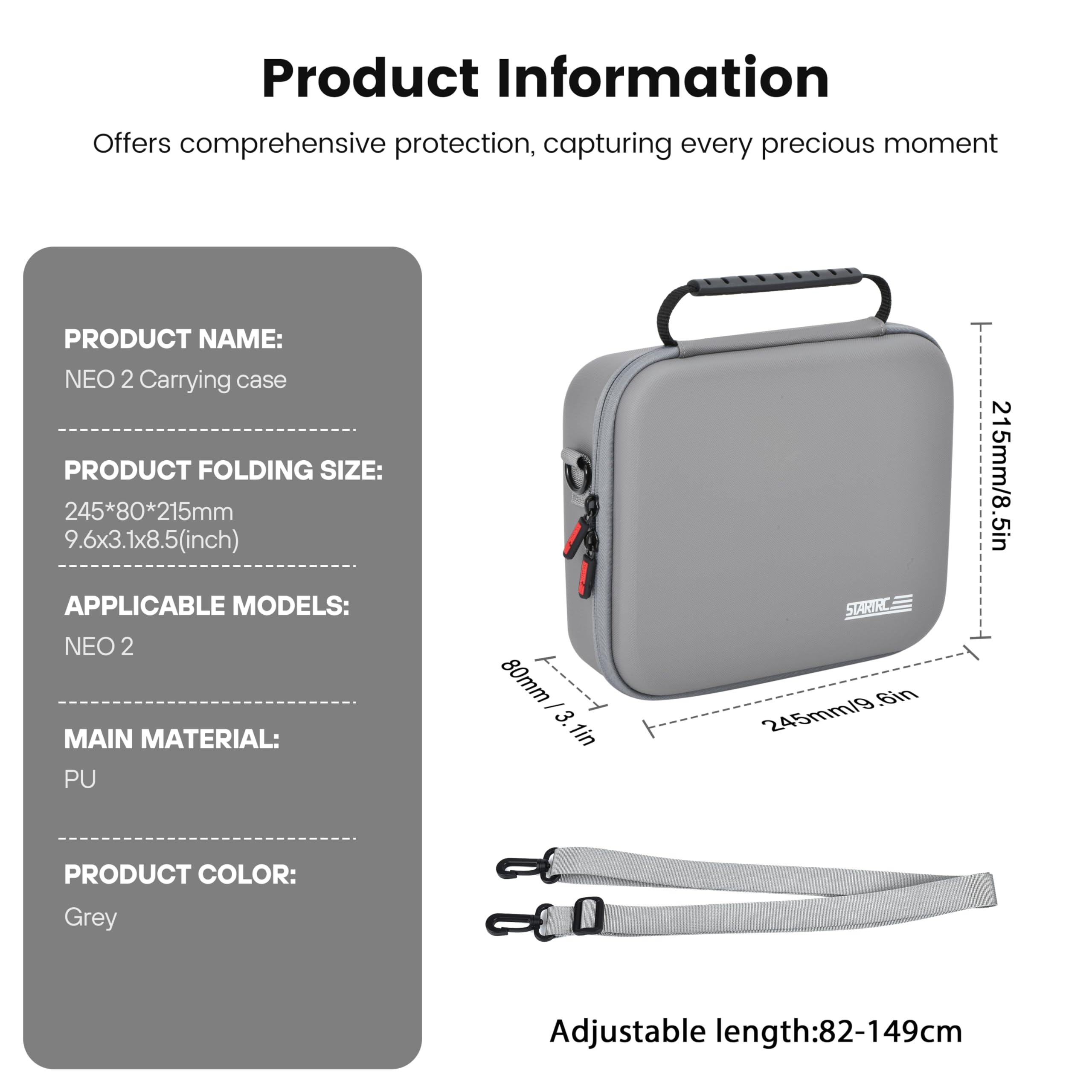 Neo 2 Draagbare PU Schoudertas - Drone Battery Bag recensie en prijs